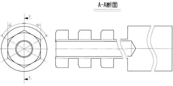 Interlocking Hexagonal Nut.M (3 x 8) 24pcs