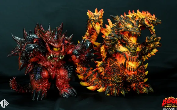KAIJU DOOM Battle of the Demon Gods! TURTLE DEMON & LIZARD DEMON