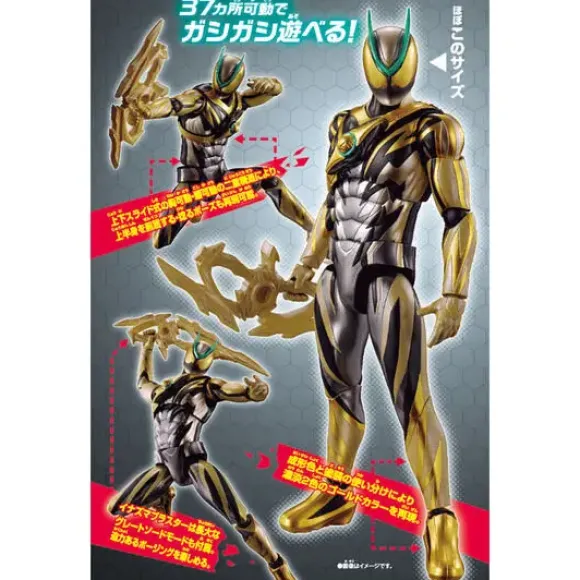Kamen Rider Action Figure Kamen Rider Zeztz Inazuma Plasma