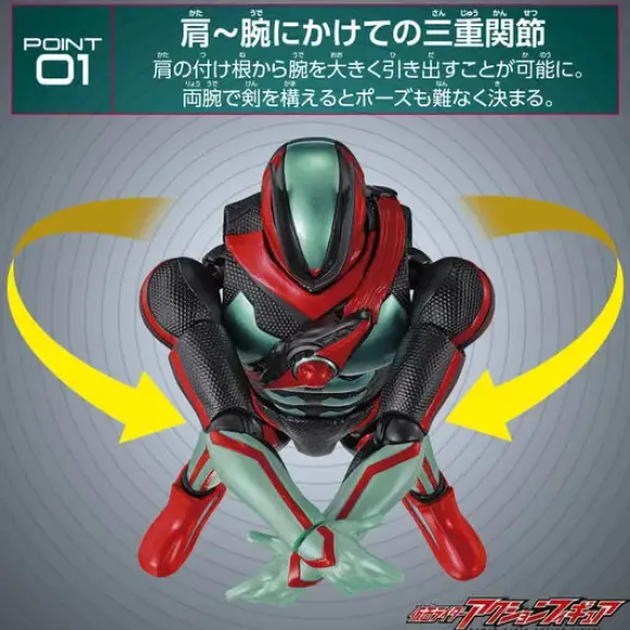Kamen Rider Action Figure Kamen Rider Zeztz Physicum Impact