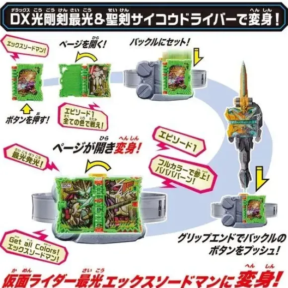 Kamen Rider Saber: DX Kamen Rider Saiko X Swordsman Set