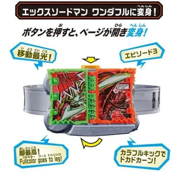 Kamen Rider Saber: DX Kamen Rider Saiko X Swordsman Set