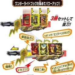 Kamen Rider Saber: DX Thunder Sword Yellow Thunder Emblem & Lamp Door Langina Wonder Ride Book