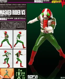 1/8 Kamen Rider V3 Soft Vinyl Kit Reprint Edition