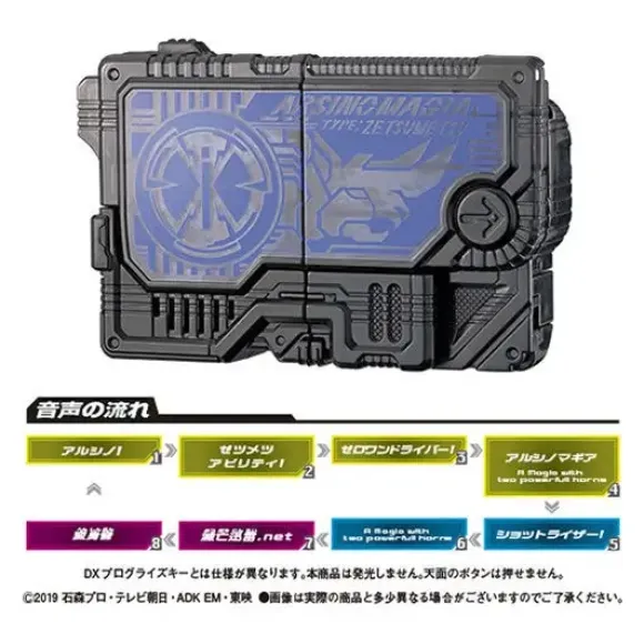 Kamen Rider Zero-One: Sound Progrise Key Series GP Progrise Key Vol.07 1Box 4pcs