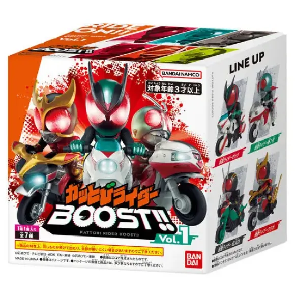 Kattobi Rider BOOST!! Vol.01: 1Box 6pcs