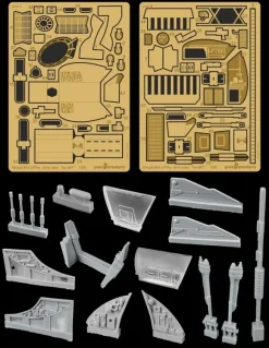 1/350 Klingon Bird of Prey B'rel Class Detail-Up Parts Set (for AMT)