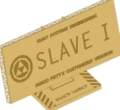 Label "Jango Fett's SLAVE I"