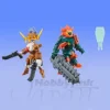 LBX Battle Custom LBX Jeanne D & Hakaiger