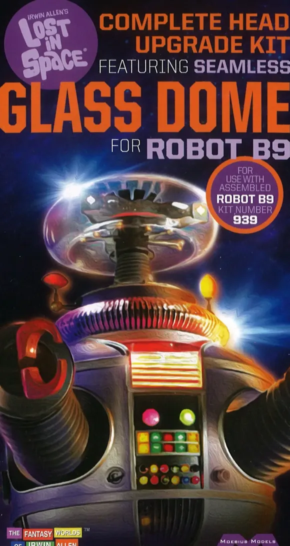 1/6 Lost In Space: Complete Head Upgrade Kit Featuring Seamless Glass Dome for Robot B-9