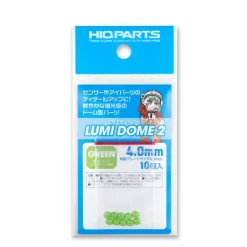 Lumidome 2 fluorescent green 4.0mm (10 pcs)