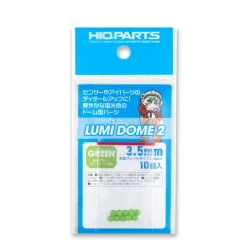 Lumidome 2 fluorescent green 3.5mm (10 pcs)