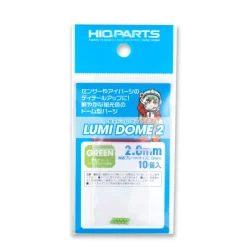 Lumidome 2 fluorescent green 2.0mm (10 pcs)