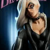 Marvel Comics Statue J. Scott Campbell Spider-Man Collection Black Cat 23cm Figure