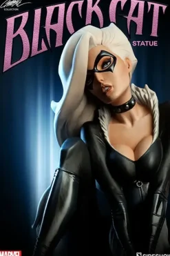 Marvel Comics Statue J. Scott Campbell Spider-Man Collection Black Cat 23cm Figure