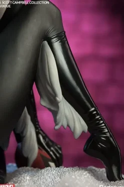 Marvel Comics Statue J. Scott Campbell Spider-Man Collection Black Cat 23cm Figure