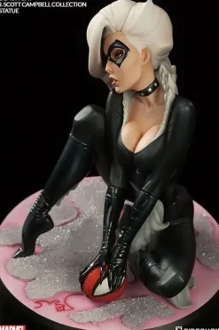Marvel Comics Statue J. Scott Campbell Spider-Man Collection Black Cat 23cm Figure