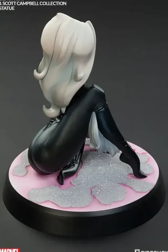 Marvel Comics Statue J. Scott Campbell Spider-Man Collection Black Cat 23cm Figure