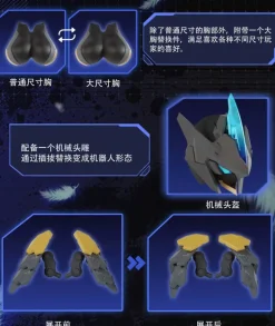 1/12 Mecha Angel: BLACK SWAN-ELYSIA Action Plastic Model Kit