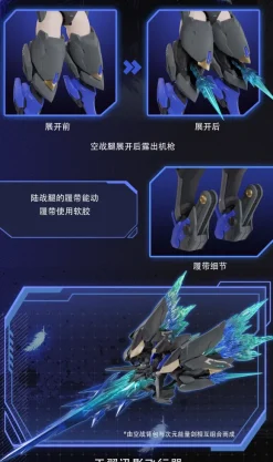 1/12 Mecha Angel: BLACK SWAN-ELYSIA Action Plastic Model Kit
