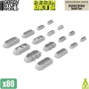 Mecha Detail Parts - Beveled Vernier Detail Parts (80pcs)