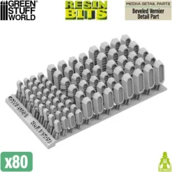 Mecha Detail Parts - Beveled Vernier Detail Parts (80pcs)