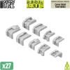 Mecha Detail Parts - Corner Detail Panel Addon (27pcs)