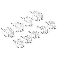 Mecha Detail Parts - Corner Detail Panel Addon (27pcs)