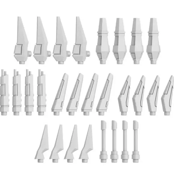 Mecha Detail Parts - Mecha Antennas (28pcs)