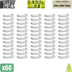 Mecha Detail Parts - 8mm Ladder Rungs (60pcs)