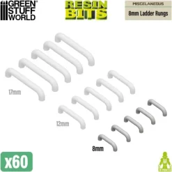Mecha Detail Parts - 8mm Ladder Rungs (60pcs)
