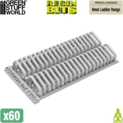 Mecha Detail Parts - 8mm Ladder Rungs (60pcs)