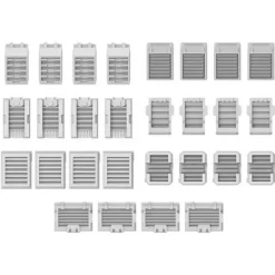 Mecha Detail Parts - Square Vernier Detail Parts (28pcs)