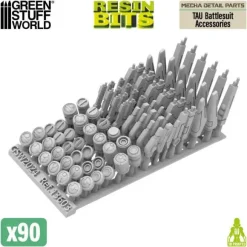 Mecha Detail Parts - TAU Battlesuit Accessories (90pcs)