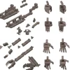 Mecha Supply Assorted 01 Flexible Arm Set Gun Metal Ver.