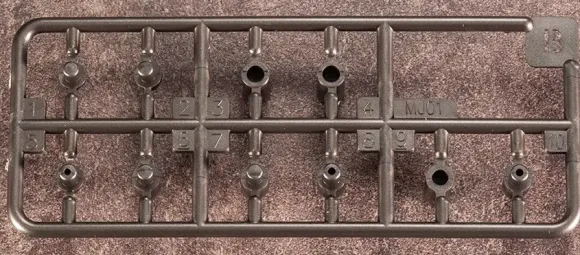 Mecha Supply Assorted 01 Flexible Arm Set Gun Metal Ver.