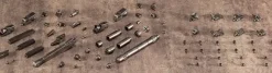 Mecha Supply Assorted 02 Propellant Tank Set Gun Metal Ver.