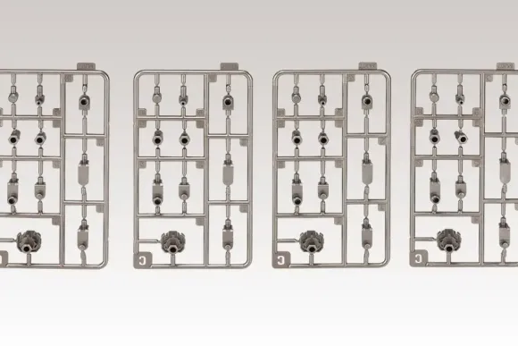 Mecha Supply Assorted 04 X Armor Set Gun Metal Ver.