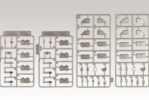 Mecha Supply Assorted 04 X Armor Set Gun Metal Ver.