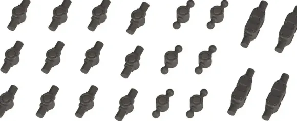 Mecha Supply 21 Joint Set E Gun Metal Ver.