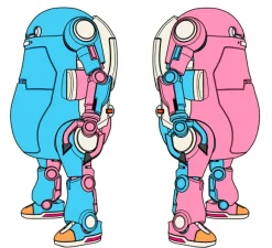 1/35 Mechatro WeGo No.03 "Light Blue & Pink"