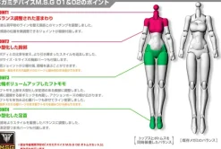 1/1 Megami Device M.S.G 01 Tops Set Skin Color D (Reissue)