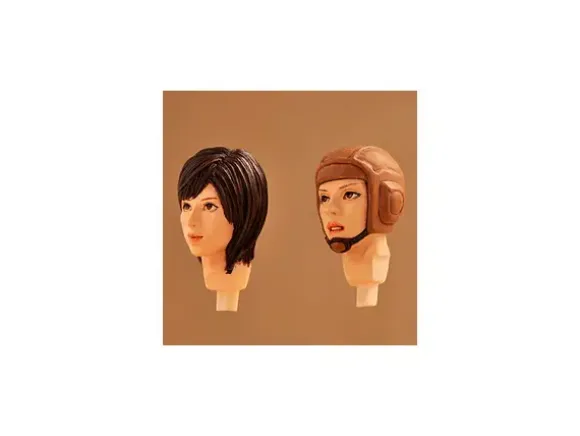 1/20 Mercenaries Woman Pilot Heads (2 pcs)
