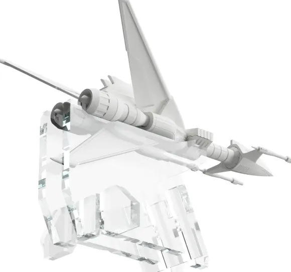 1/144 Message from Space: Galactic Wars: Liabe Special Plastic Model Kit Exclusive Acrylic Pedestal Set