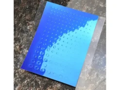 Metallic Stickers for Sensor Eyes Blue