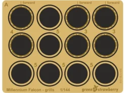1/144 Millenium Falcon Grills - Etching (Bandai)