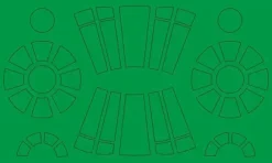 1/144 Millennium Falcon Precisely Cut Airbrush Masks (Revell/Fine Molds)