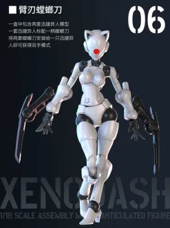 1/18 3 min project Series Xenodash Plastic Model Kit (White)