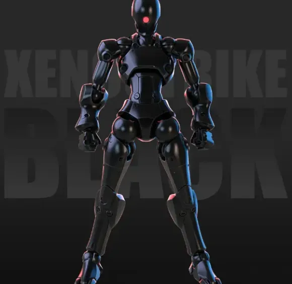 1/18 3 min project Xenostrike Plastic Model Kit (Metallic Black)