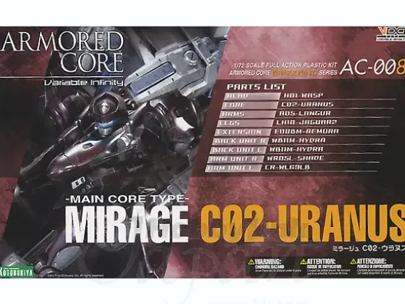 1/72 Mirage C02-Uranus